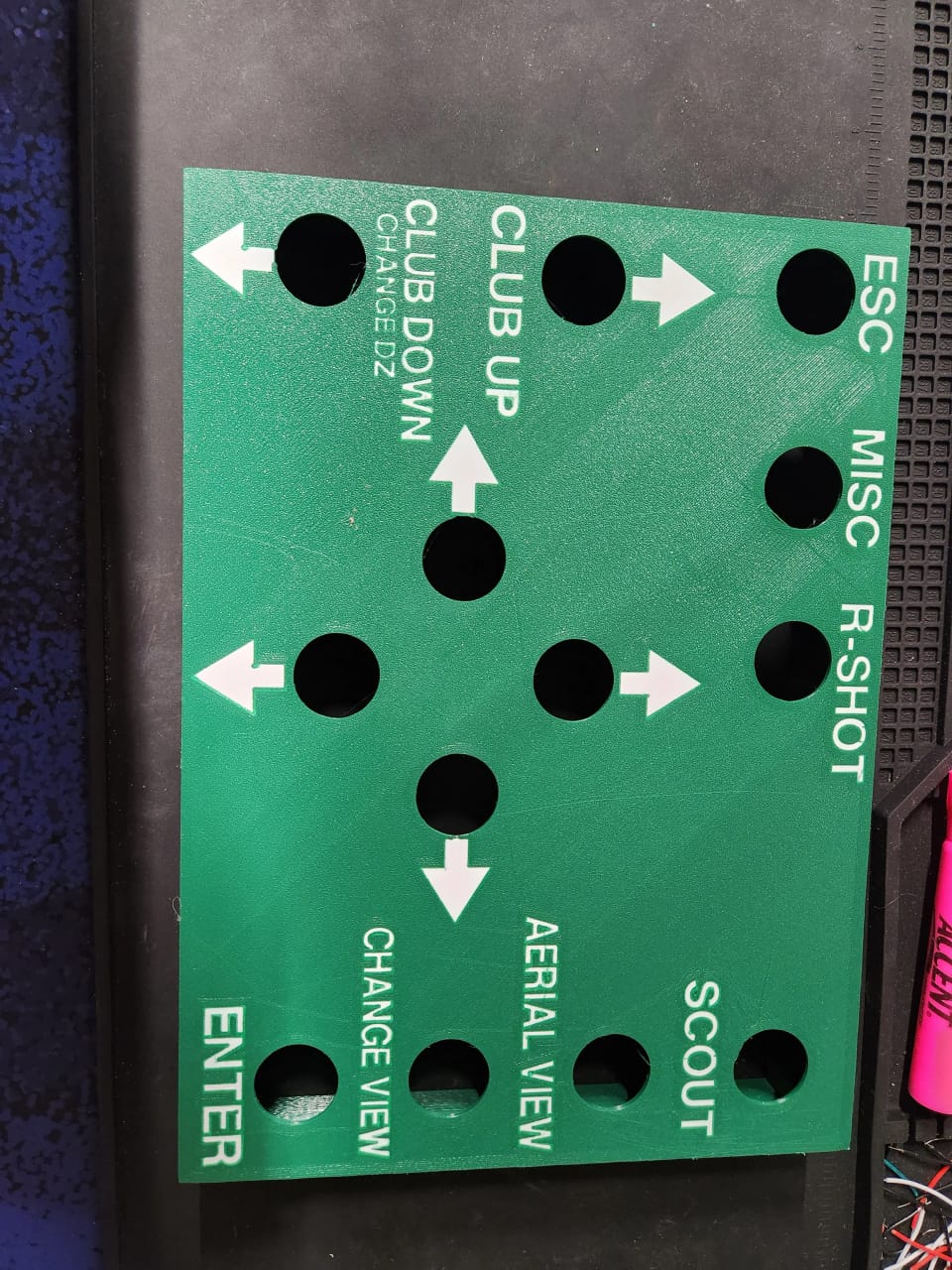 TGC2019 EMPTY SHELL .24MM button holes (photo 3 of 4)