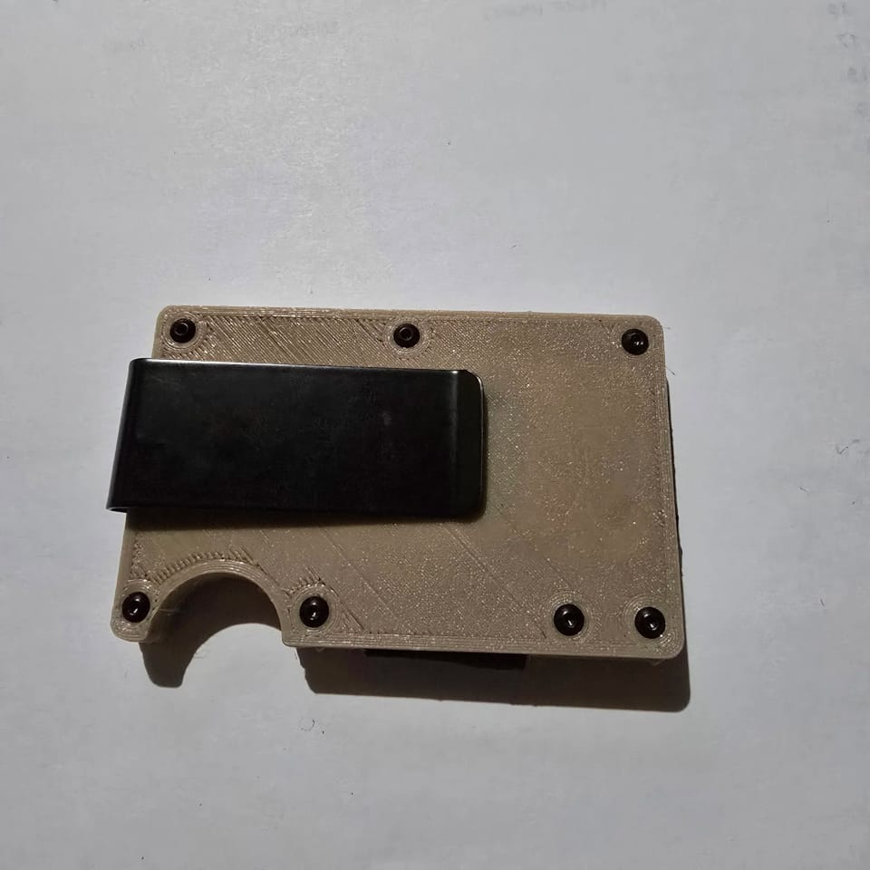 Personalized 3d printed Minimalist wallet (photo 3 of 10)