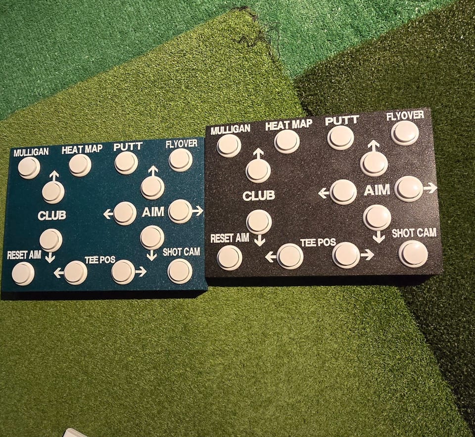GSPRO V2 updated hotkey and 30mm button empty shell control box. (NO BUTTONS) (photo 1 of 2)