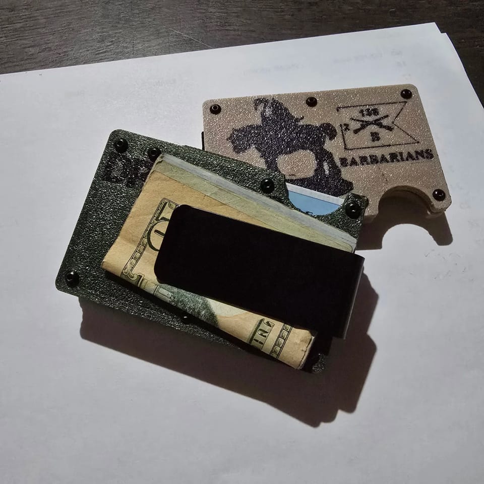 Personalized 3d printed Minimalist wallet (photo 2 of 10)