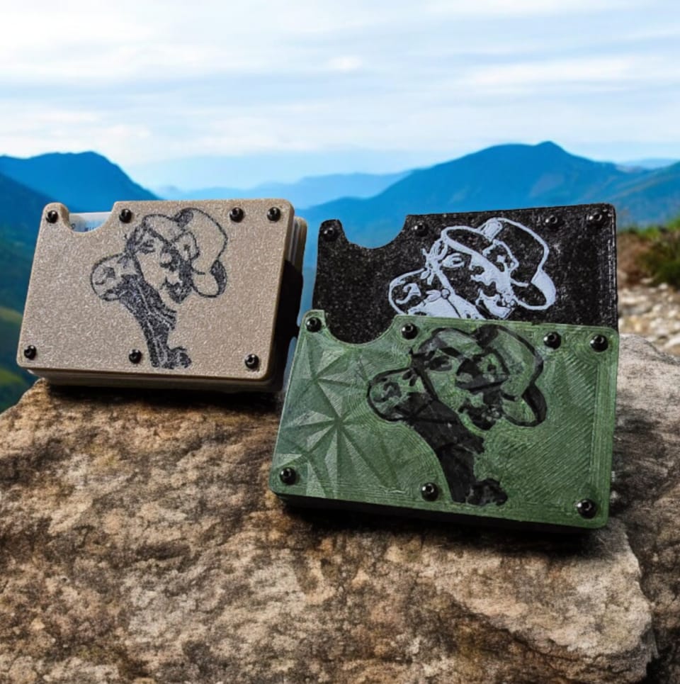 Personalized 3d printed Minimalist wallet (photo 5 of 10)