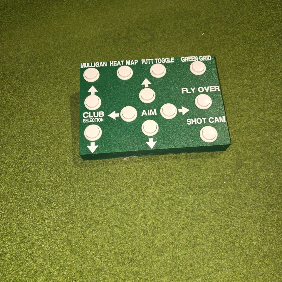 Golf Simulator control box SHELL ONLY  for 30 MM buttons (photo 2 of 6)